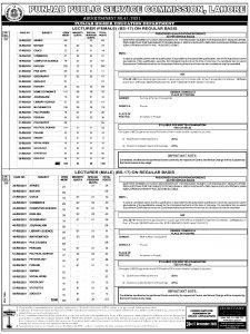 Lecturer PPSC Jobs 2022 Roll No Slip Download Online By Name & CNIC