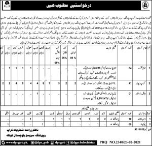 Crop Reporting Service Balochistan Jobs 2022 Application Form Interview Date Check Online