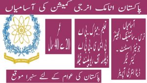 Pakistan Atomic Energy Commission PAEC Jobs