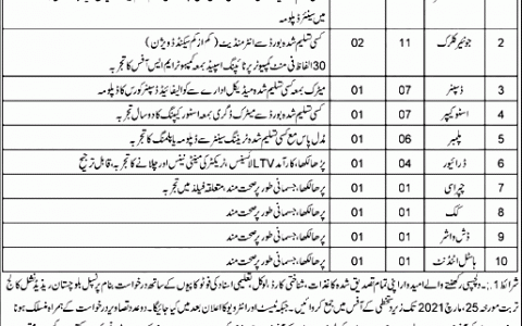 BRC Balochistan Residential College Turbat Jobs 2021 Application Form Interview Date Check Online