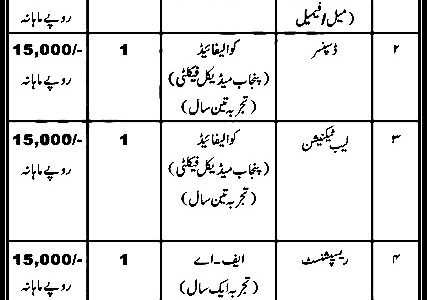 Pakistan Red Crescent Society Sargodha Jobs Application Form