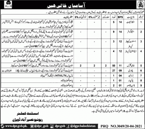 Revenue Department Nasirabad Jobs 2022 Application Form