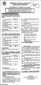 Local Government Department Sindh Jobs 2022 SPSC Apply Online Roll No Slip