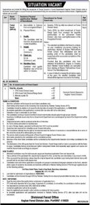 Forest Department Kaghan PTS Jobs 2022 Application Form Roll No Slip