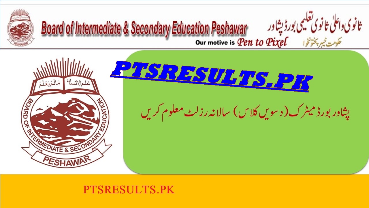 BISE Peshawar 10th Class Result 2024 Check Online