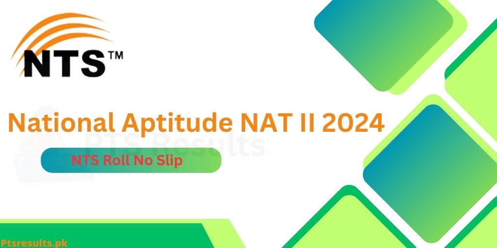 NAT II NTS Roll no slip