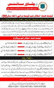 Peshawar Science School & College Talent Hunt Scholarship