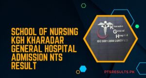 KGH School of Nursing Admission Result