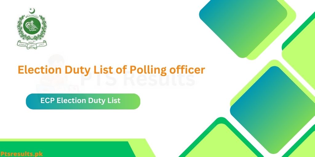 Election Duty List of Polling Officer 2024 Check Online