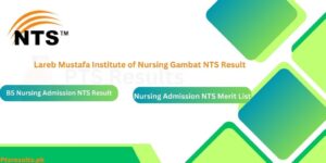 Lareb Mustafa Institute of Nursing Gambat NTS Result