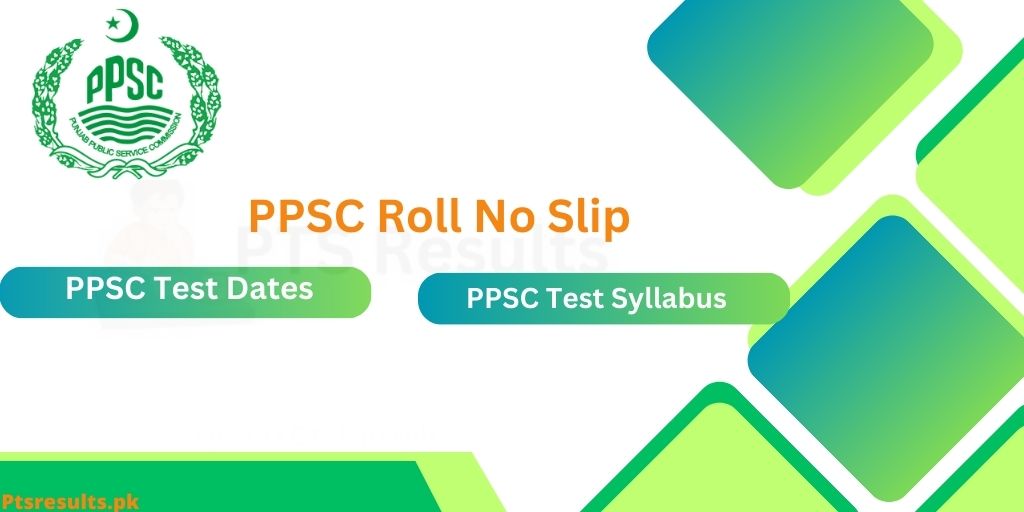 PPSC Roll no slip